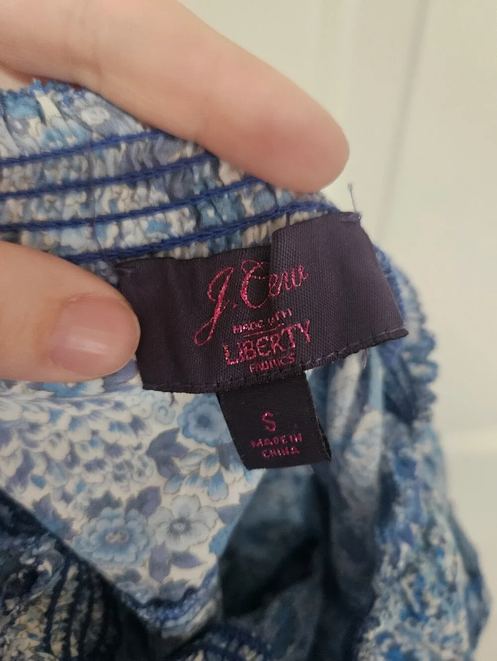 J. Crew Liberty London Elysian Floral Blouse S